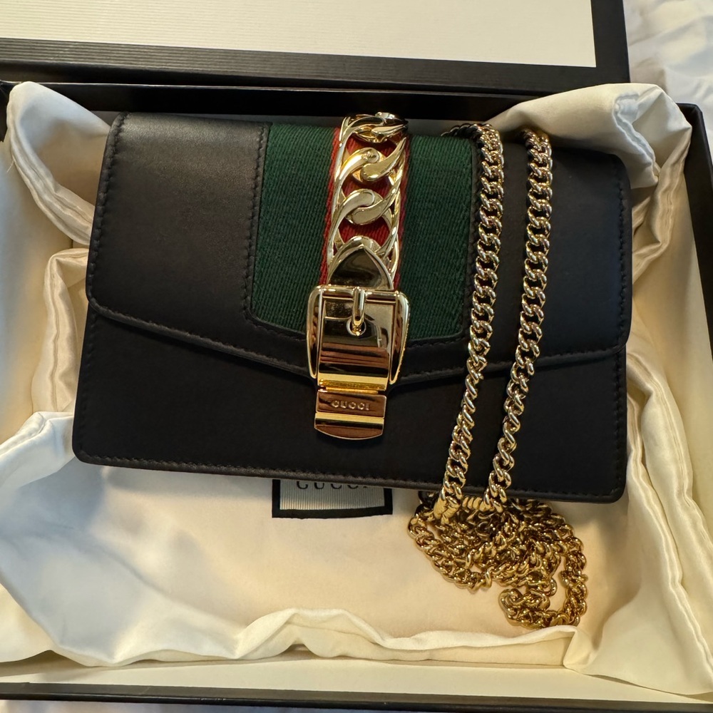 Gucci Black and Green Women's Bag
